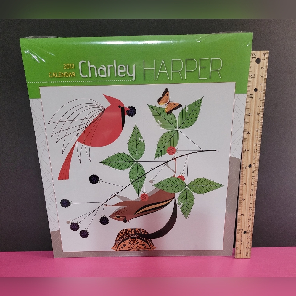Charley Harper 2013 Wall Calendar.  New. (0444)
